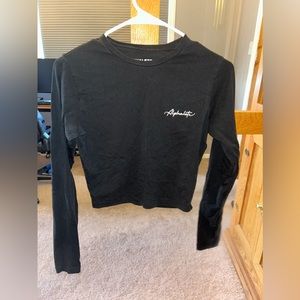 Alphalete - Signature Long Sleeve Crop - xsmall